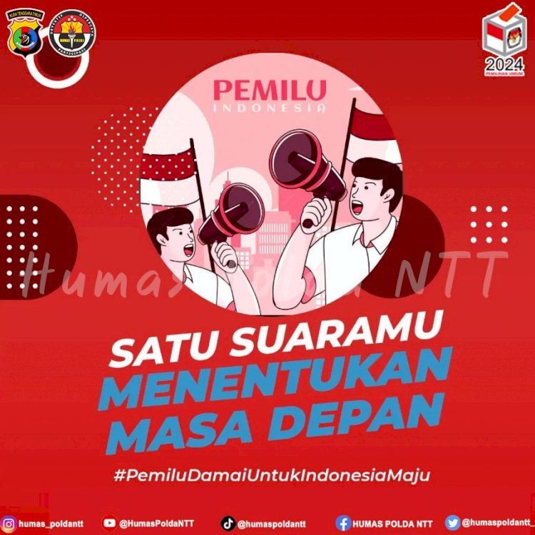 Satu Suara, Satu Masa Depan: Pemilu 2024 Damai untuk Kemajuan Indonesia