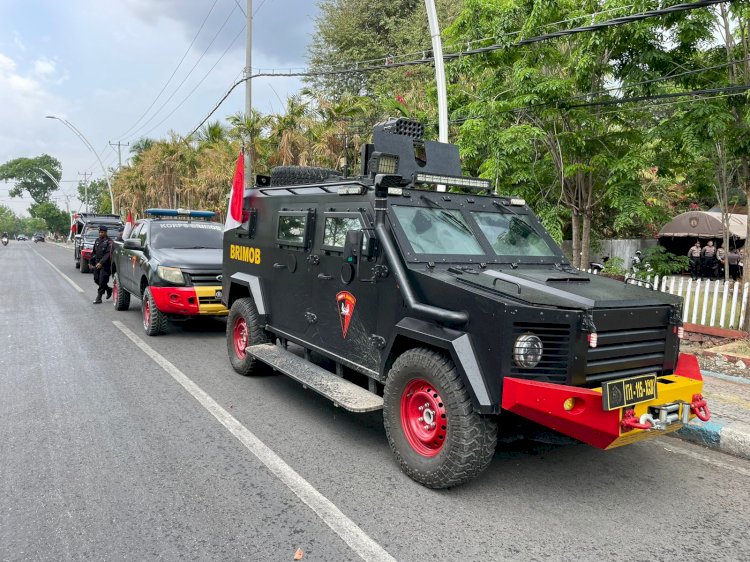 Satgas Tindak Rutin Giatkan Patroli Kamtibmas di Kota Kupang, Ini Rutenya.