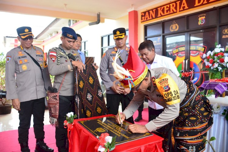 Kapolda NTT Resmikan Mako Polres Sumba Barat Daya untuk Peningkatan Pelayanan kepada Masyarakat