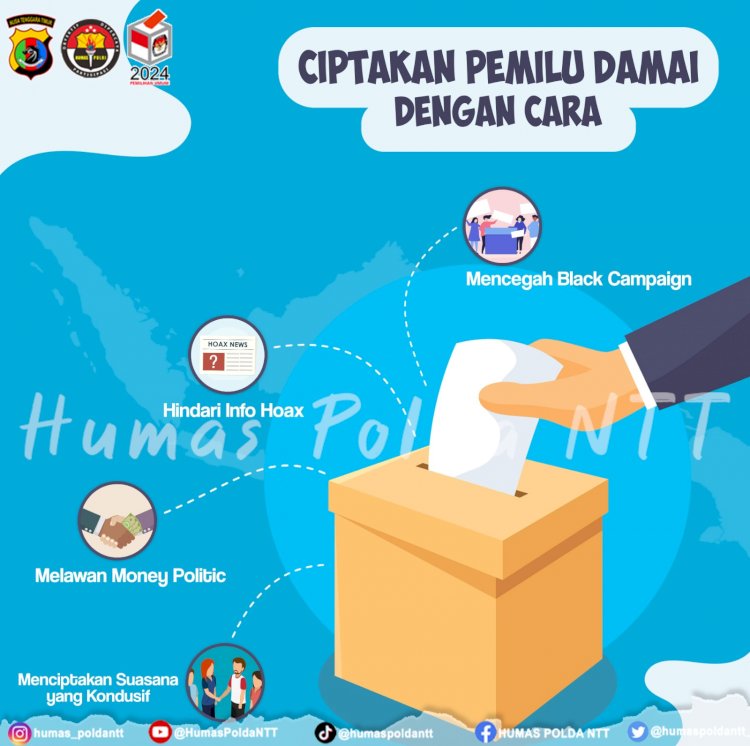 Mewujudkan Pemilu Damai: Antisipasi Black Campaign, Berantas Hoax, dan Melawan Money Politics