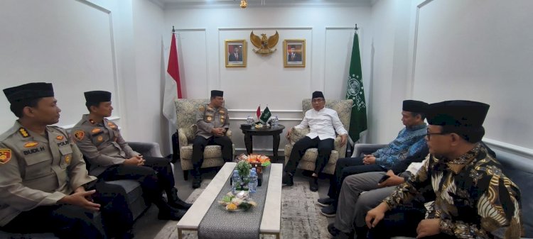 Dikunjungi Kaops NCS, Gus Yahya Nilai Polri Berhasil Jaga Ketentraman Jelang Pemilu 