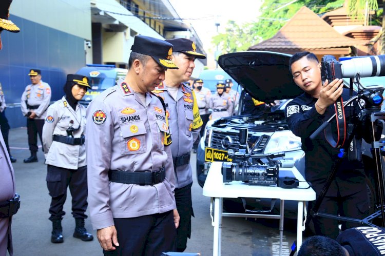 Kadiv Humas Tekankan Beberapa Hal Saat Gelar Apel Kesiapsiagaan Satgas Humas Polri  Pengamanan Nataru