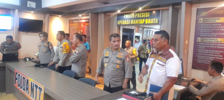 Polda NTT Terima Tim Supervisi Operasi Mantap Brata Turangga 2023-2024