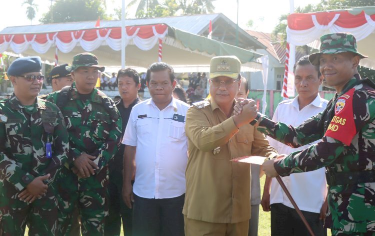 Wakapolres Sumba Barat Hadiri Upacara Pembukaan TMMD ke-117 yang diselenggarakan Kodim 1613 Sumba Barat