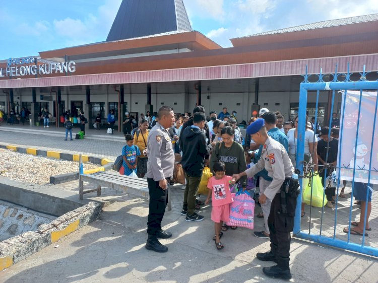 Suksesnya Kegiatan Pam Nataru Terpadu di Pos Pam Pelabuhan dalam Rangka Operasi Lilin Turangga Tahun 2023