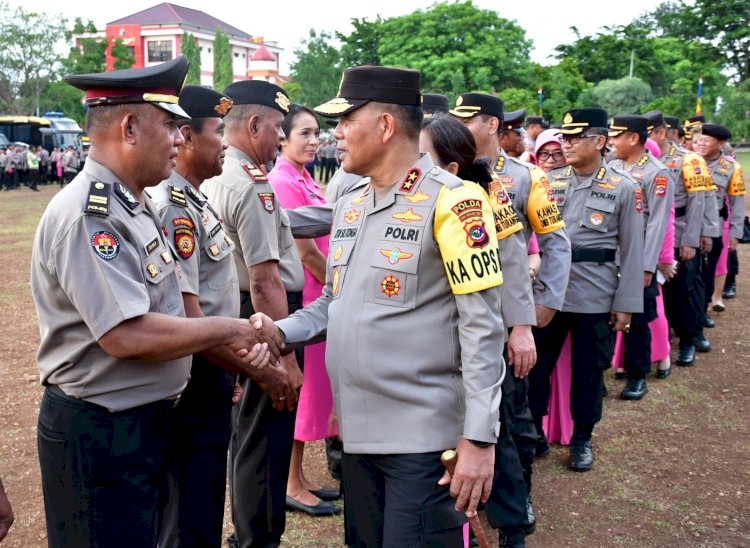 Kapolda NTT Pimpin Upacara Korps Raport, 809 Personel Polri dan ASN Mendapat Kenaikan Pangkat Setingkat Lebih Tinggi