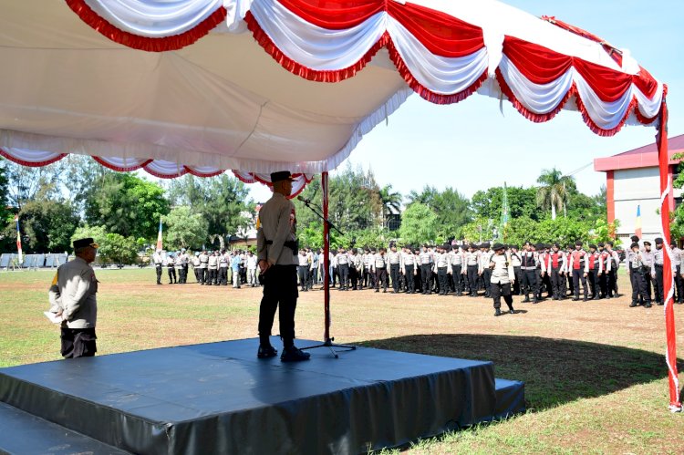 Karoops Polda NTT Ajak Personel OMB : Menjaga Keamanan Pemilu dengan Semangat Bersama