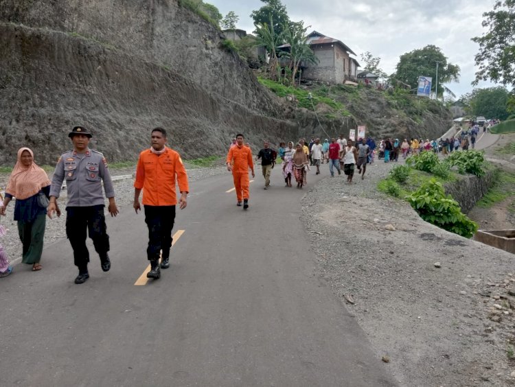 Polsek Pantar Berhasil Menemukan Warga Desa Baolang yang Hilang