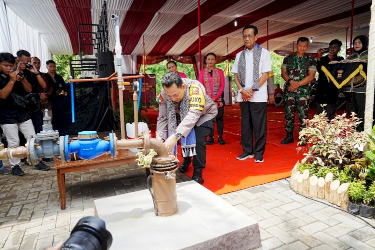 Resmikan Sumur Bor di Yogyakarta, Kapolri: Kita Harapkan Bermanfaat untuk Masyarakat 