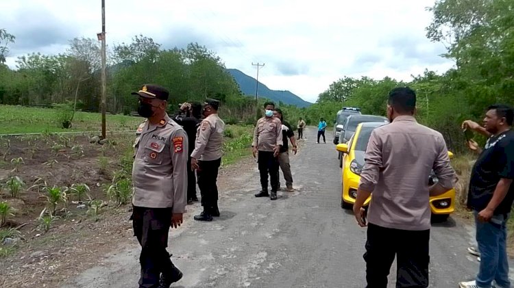 Personel Polda NTT Terus Jaga Kamtibmas dan Bantu Korban Erupsi Gunung Lewotobi