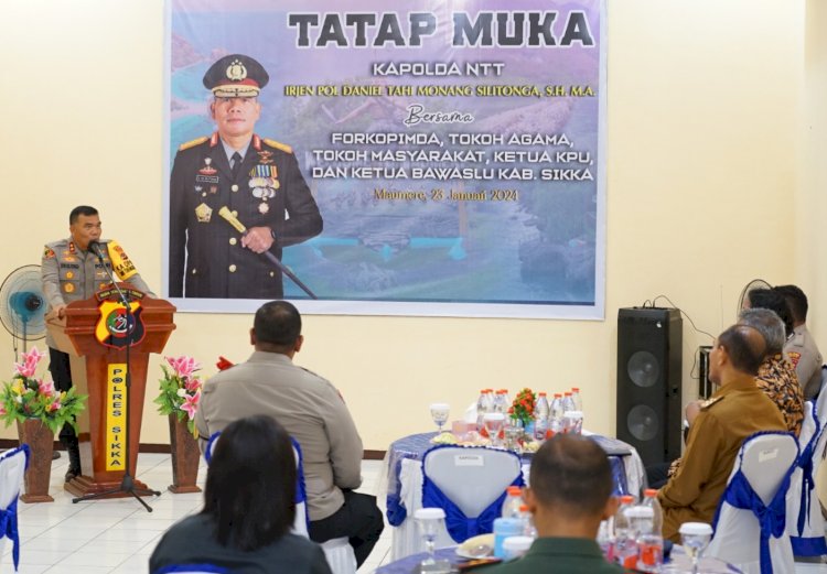 Bersama Kapolda NTT: Tatap Muka Penuh Kehangatan dan Semangat untuk Masyarakat Sikka