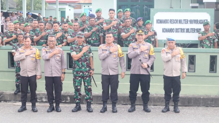 Kapolda NTT Bagikan Kesejahteraan dan Pesan Kekompakan di Kodim 1602/Ende