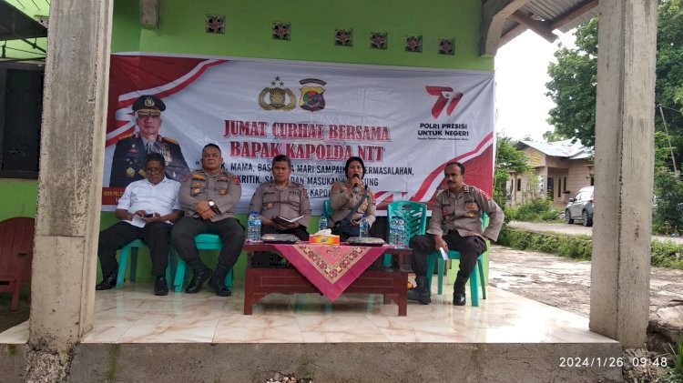 Polda NTT Gelar Kegiatan Jumat Curhat: Sinergi Polri dan Masyarakat untuk Kesejahteraan Bersama