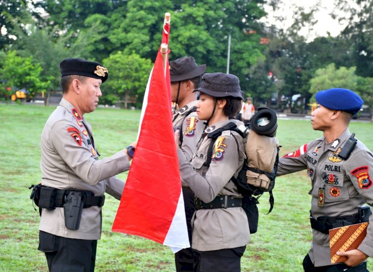 Wakapolda NTT Pimpin Pembukaan Tradisi Pembaretan Bintara Remaja Angkatan 50