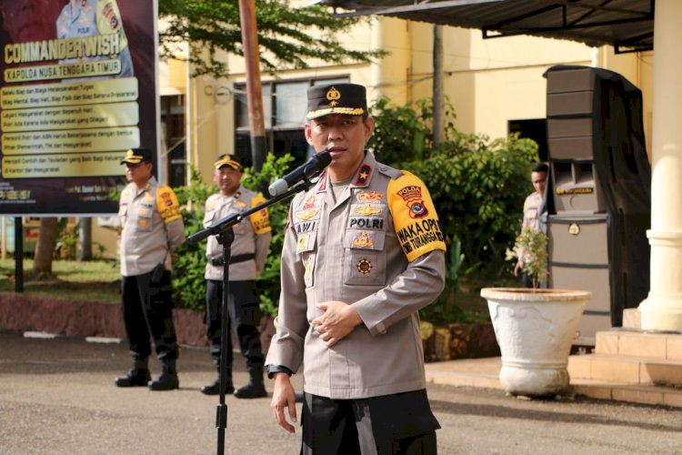 Wakapolda NTT Minta Personel OMB Turangga : Teruslah Berlatih dalam Menghadapi Pengamanan Pemilu 2024