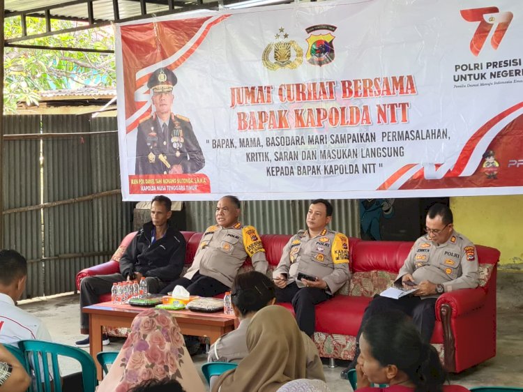 Mengurai Kegiatan Jumat Curhat Polisi di Liliba: Dialog Akrab dengan Masyarakat