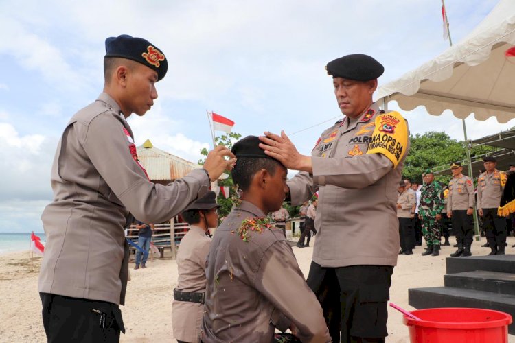 Tutup Tradisi Pembaretan, Wakapolda NTT: Perjalanan Awal yang Tangguh Bagi Bintara Remaja Angkatan 50