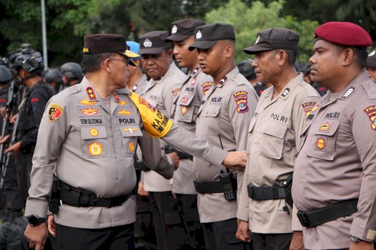 414 Personel Polda NTT Ditempatkan di Polres Jajaran untuk Pengamanan Pemilu 2024