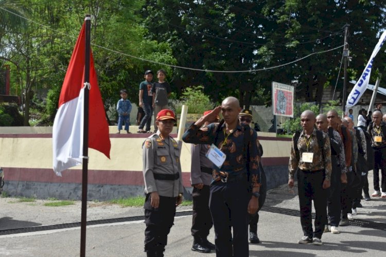 SPN Polda NTT Terima Ratusan Calon Siswa Bintara Polri Gelombang I T.A. 2024