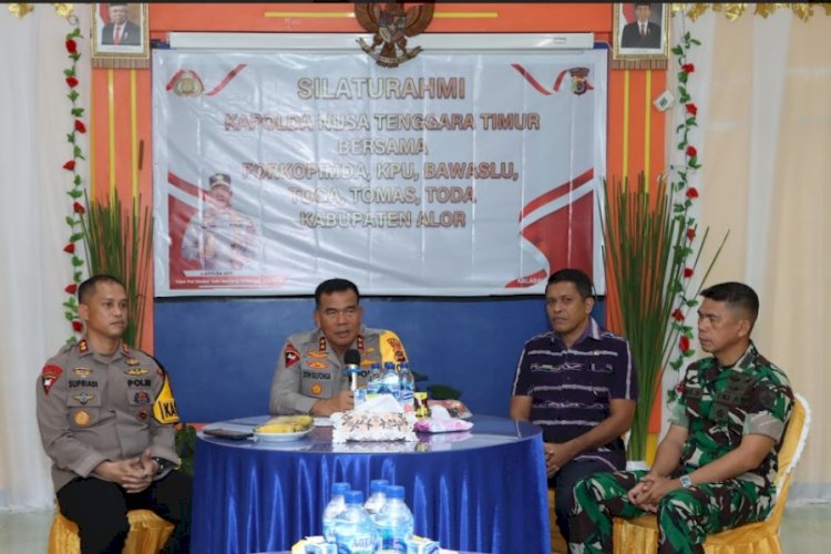 Membangun Sinergi Kepemimpinan Lokal, Kapolda NTT Bersilaturahmi dengan Forkopimda dan Tokoh Masyarakat Alor