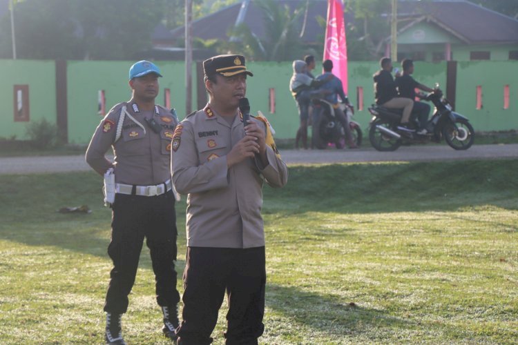 Ratusan Personel Polres Sumba Barat Amankan Kegiatan Pasola Wanukaka