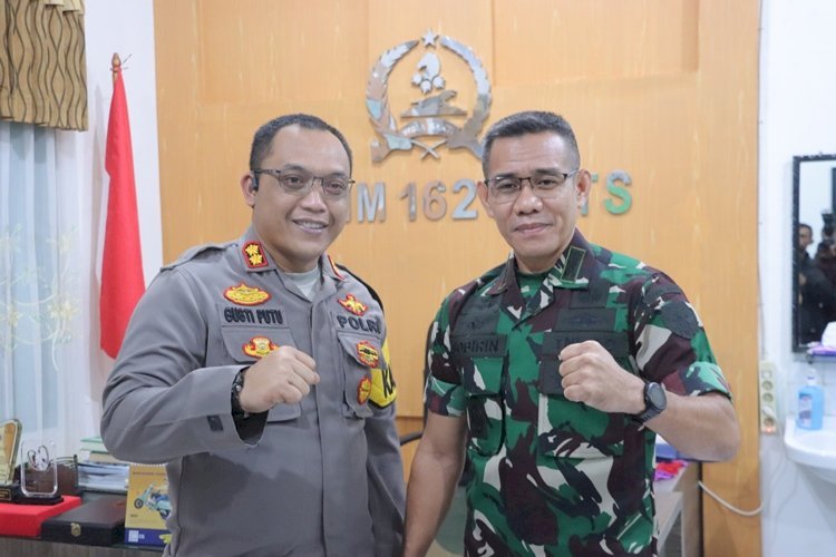 Kapolres TTS dan  Dandim 1621/ TTS Pastikan Sinergitas TNI / Polri Di  TTS   Terjalin Aman dan Kondusif