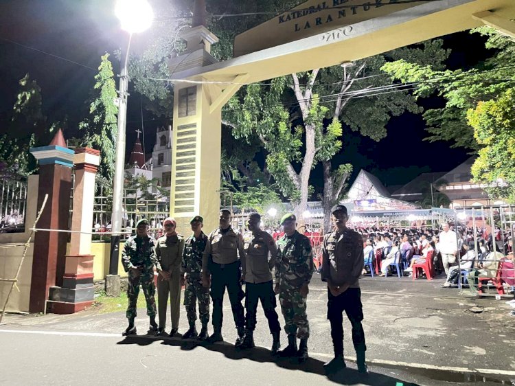 Ibadah Kamis Putih di Larantuka Berjalan Lancar dan Aman dalam Rangka Pekan Suci Semana Santa 2024