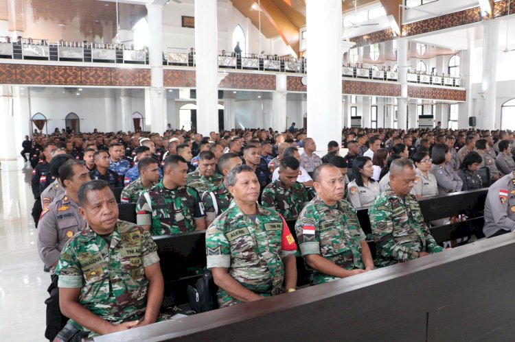 Polda NTT dan TNI Gelar Paskah Oikumene 2024 di Gereja Katolik Kristus Raja Katedral