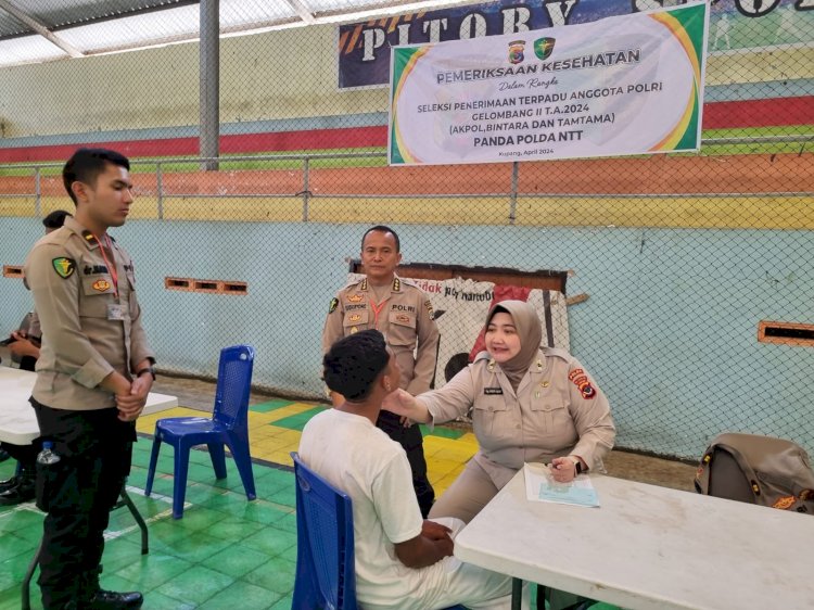 10 Catar Akpol Panda Polda NTT Gugur Pemeriksaan Kesehatan I