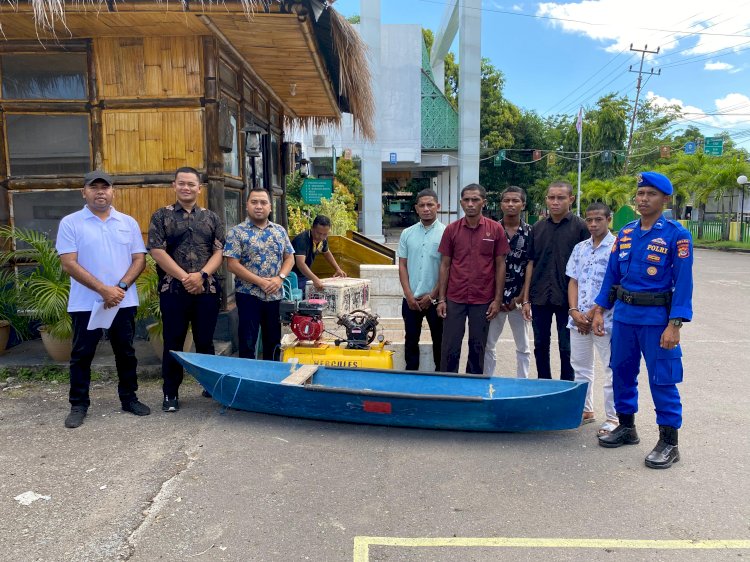 Penyidik Ditpolairud Polda NTT Serahkan Para Tersangka Penangkapan Ikan dengan Bom Ikan ke JPU