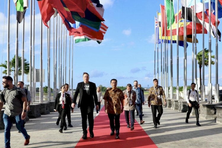 Hadiri World Water Forum ke-10, Elon Musk Disambut Menko Marves