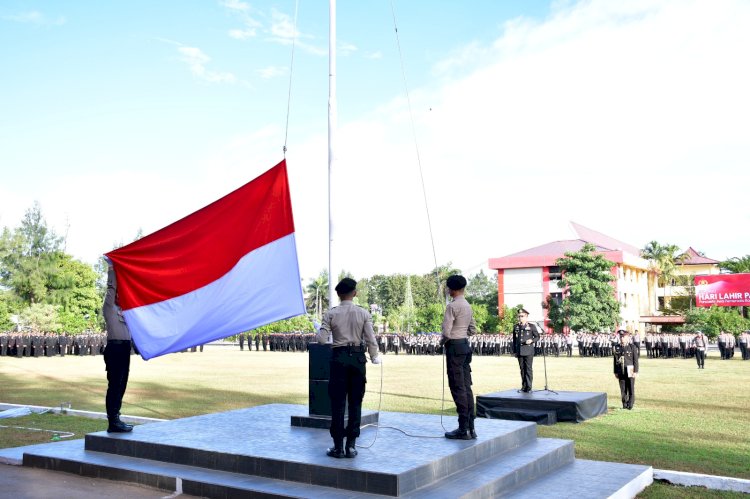 Polda NTT Rayakan Hari Lahir Pancasila dengan Upacara Serentak