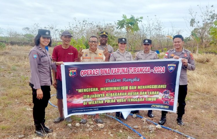 Cegah Kebakaran Hutan, Ditbinmas Polda NTT Gelar Ops Bina KarunaTurangga 2024