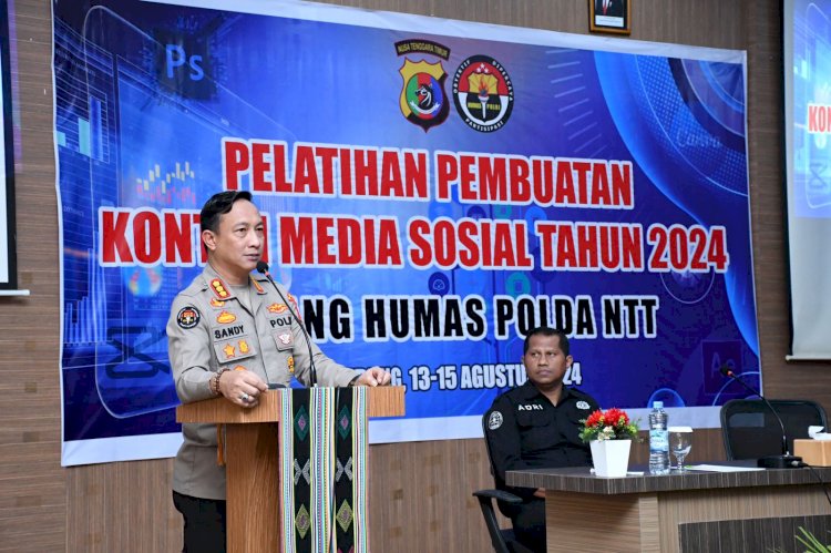 Bidhumas Polda NTT Tingkatkan Kompetensi Personel Polri Melalui Pelatihan Pembuatan Konten Media Sosial 2024