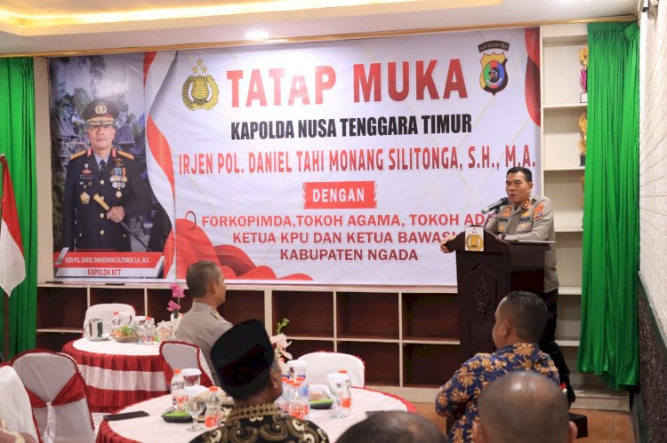 Tatap Muka dengan Forkopimda Kabupaten Ngada, Kapolda NTT Soroti Kesiapan Pilkada 2024 dan Kesiapsiagaan Bencana