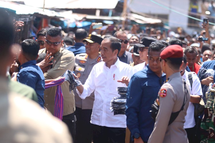 Kapolda NTT Dampingi Kunjungan Kerja Presiden Jokowi di Kabupaten Alor