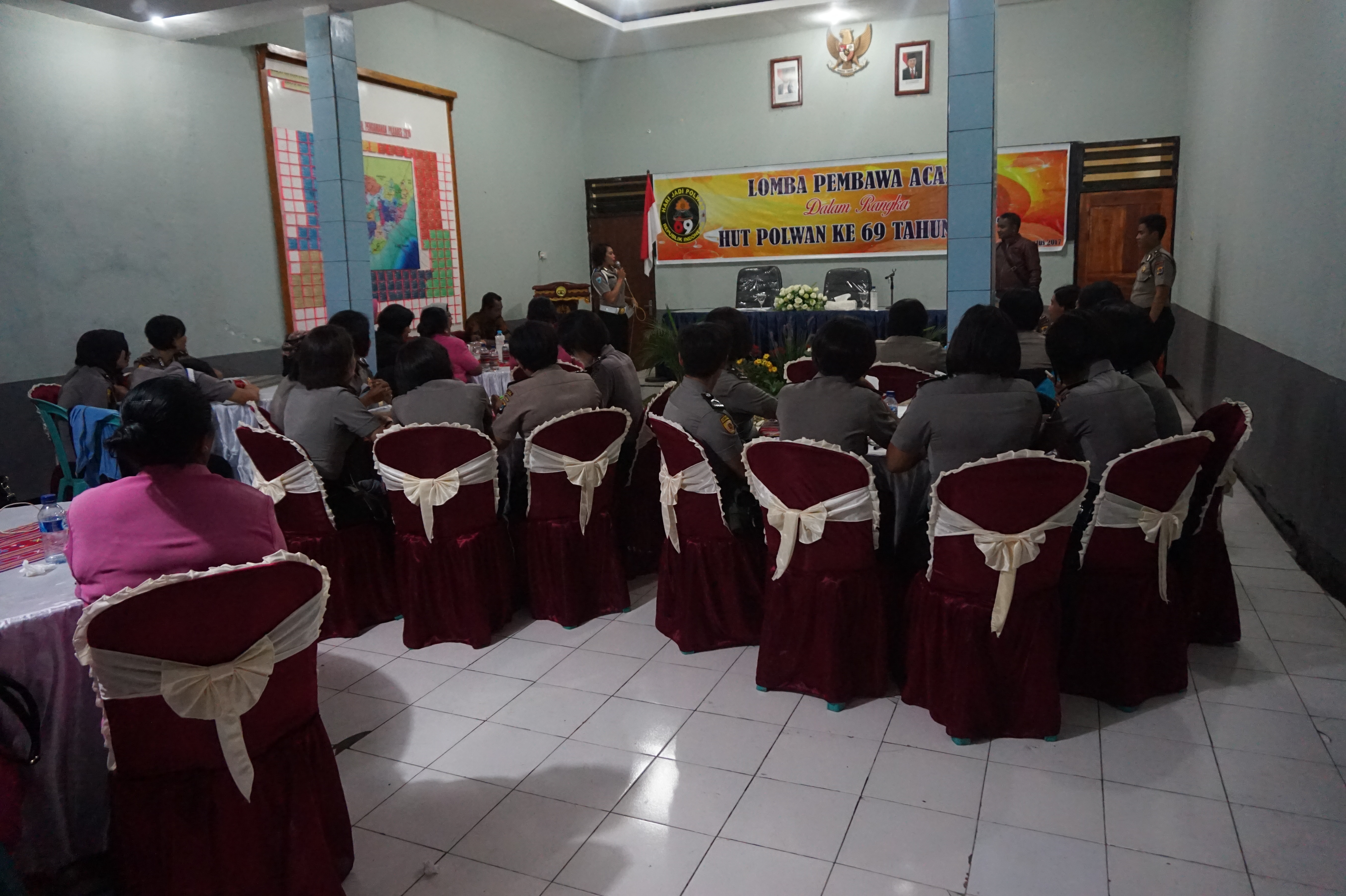 Jelang Hut Polwan Ke 69, Polres TTS gelar Lomba Master of Ceremony