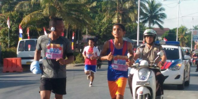 Personil Polres Belu gelar pengamanan Lomba Lari 10K