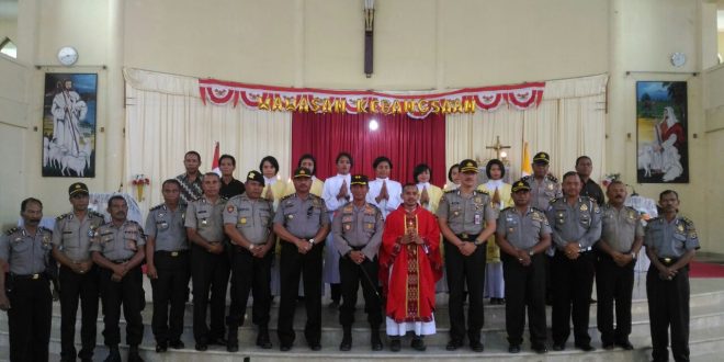 Terkait Kontra Radikal,Tim Divisi Humas Mabes Polri Kunjungi Polres TTU