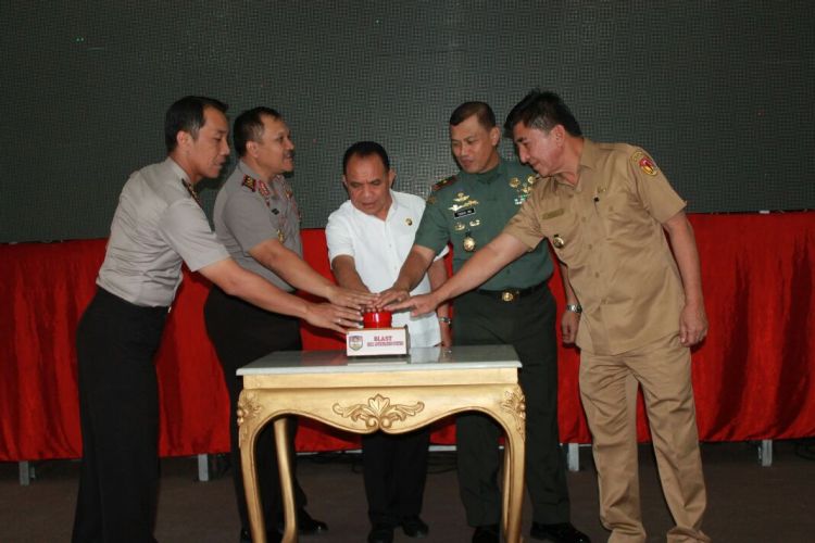 Polres Belu Polda NTT Lounching Aplikasi dan Program Belu Anticipation System (BLAST)