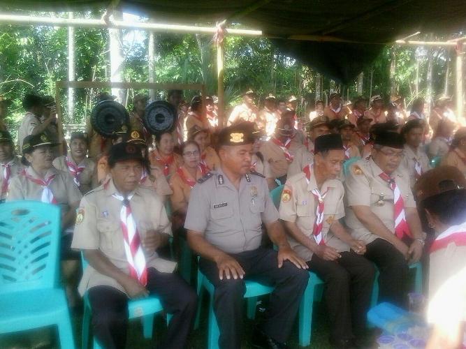 Wakapolsek Wewewa Timur hadiri Upacara Penutupan HUT Pramuka Ke – 56