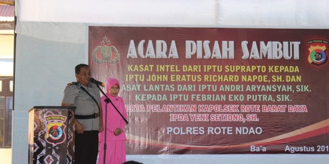 Polres Rote Ndao gelar pisah sambut pejabat Polres Rote Ndao