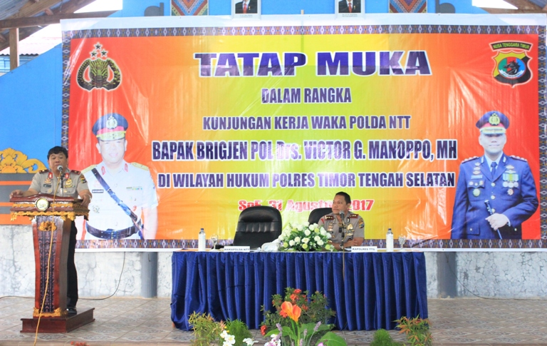 Wakapolda NTT Kunker ke Polres TTS