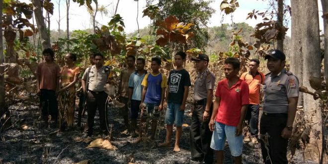 Polres Sumba Barat Gencar Patroli Cegah Kebakaran hutan dan lahan