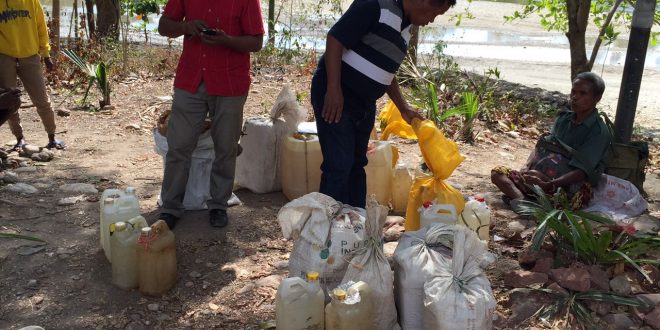 Sat Narkoba Polres TTU, berhasil mengamankan 250 Liter minuman keras