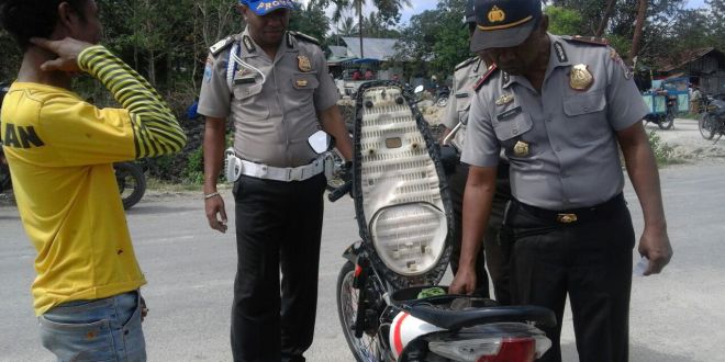 Kapolsek Rinhat Larang Warga Bawa Senjata Tajam di Tempat Umum