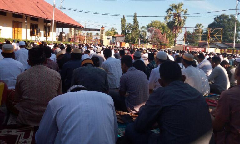 Perayaan Idul Adha di Mako Brimobda NTT