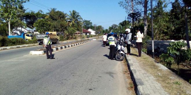 Menekan Angka Kecelakaan, Operasi Gabunganpun Dilakukan