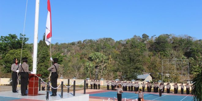 Melalui Upacara Bendera Kapolres ajak introspeksi diri dan hindari pelanggaran