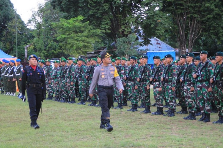 Unjuk Kesiapan Jelang Pengamanan Pilgub NTT, Polres Belu Laksanakan Apel Gelar Pasukan Ops Mantap Praja Turangga 2018